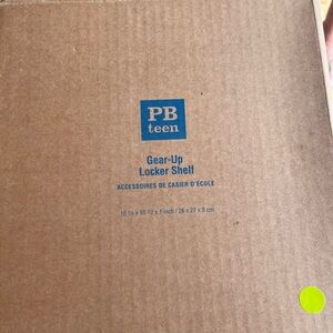PB Teen lime green locker shelf. Never used